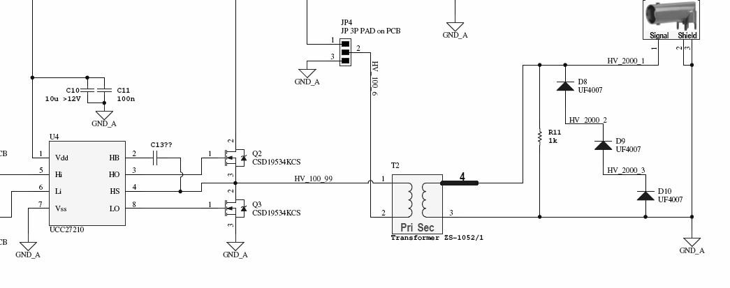 UCC27210: Excessive ringing problem in half bridge configuration ...