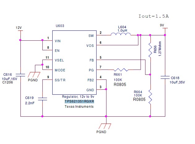 Webench® Tools Tps62135: Tps621351rgxr - Pg Connection - Power 