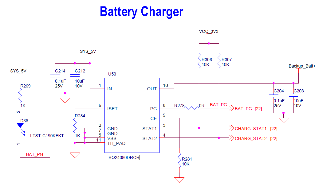 BQ24080: Not Able To Charge Battery At Set Current (~800mA) In CC Mode ...