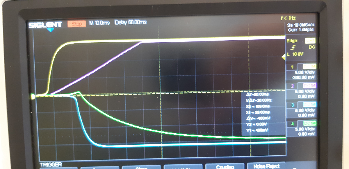 TPS7A33: LDO output stuck after unpredictable amount of time 