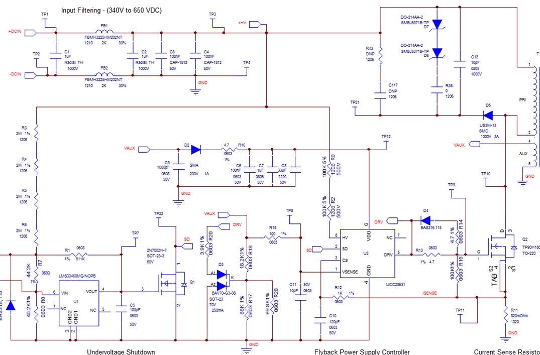 Ucc28634: Aux Winding Ringing - Power Management Forum - Power 