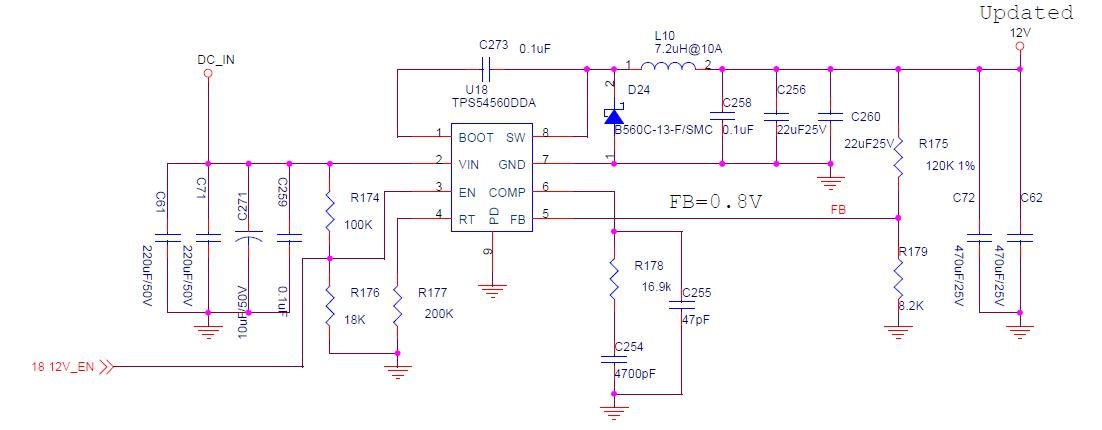 TPS54560: Input/output voltage problem - Power management forum - Power ...