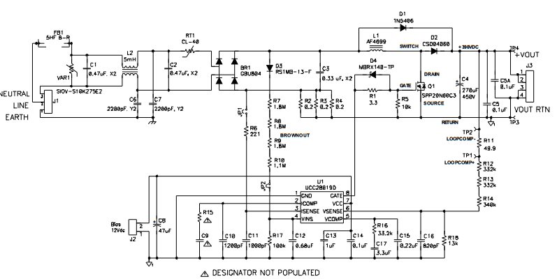 UCC28019: output not getting appropriate - Power management forum ...