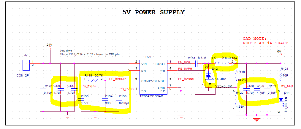 TPS54531: Schematics Review - Power Management Forum - Power Management ...