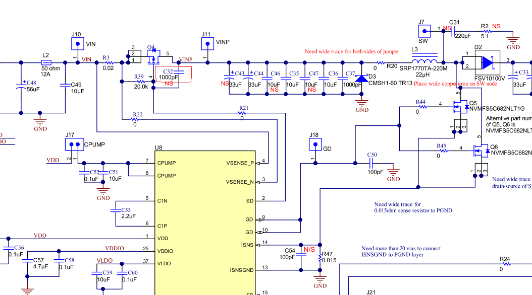 LP8863EVM: The role of C32(1000pF) - Power management forum - Power ...