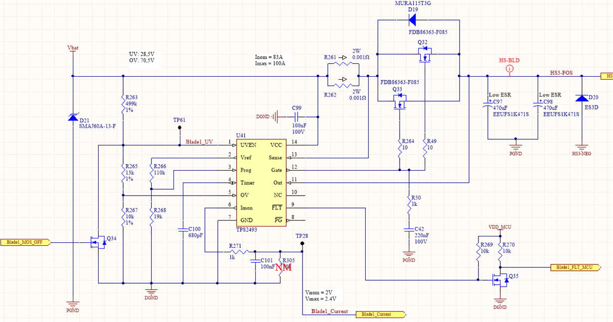 TPS2493: MOSFET breakage during turnoff - Power management forum ...