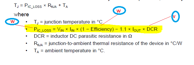 LM73605-Q1: wrong power loss formula in datasheet - Power management ...