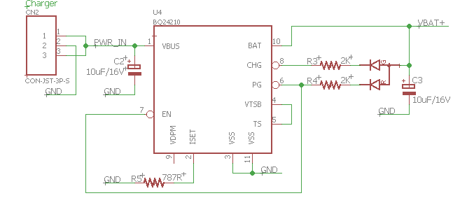 BQ24210: BQ24210 doesn't fully charge 3.7V Li-Ion 10AH battery - Power ...