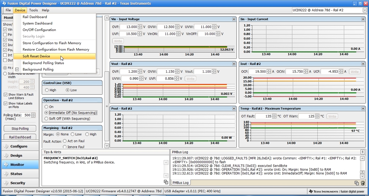 Fusion Digital Power Designer problem Power management forum Power