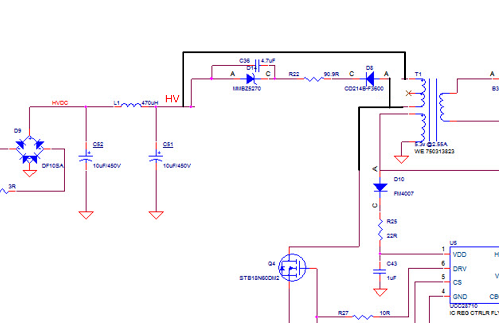 UCC28710 No Output - Power management forum - Power management - TI E2E ...