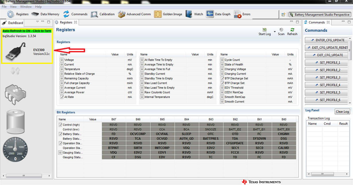 EV2300: I2C error - Power management forum - Power management - TI E2E ...