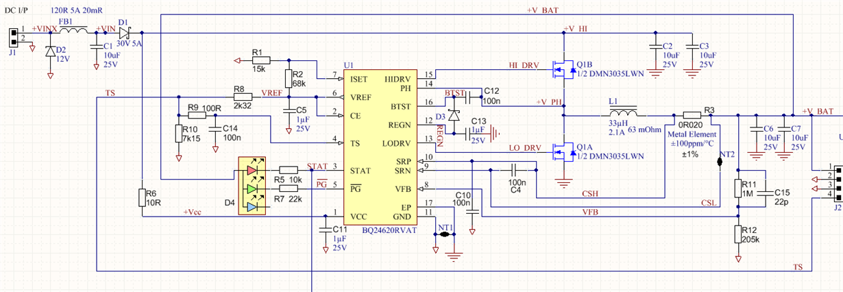 BQ24620 high FET not turning on - Power management forum - Power ...