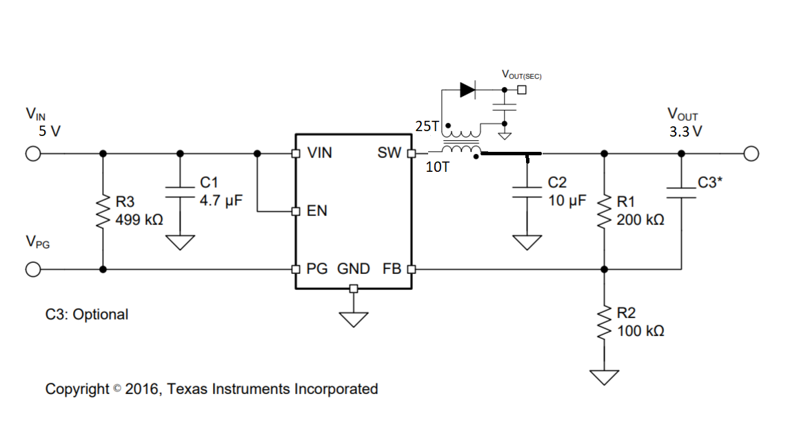 Tlv62569: Can Replace Inductor To Transformation? - Power Management 