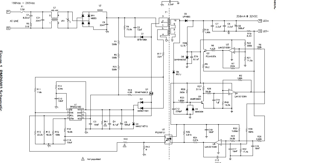 How opto coupler-op amp current control section works in TPS92210 . can ...