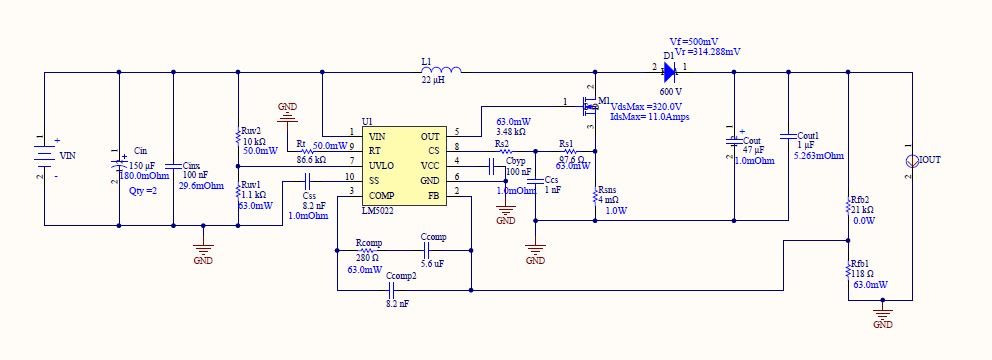 LM5022: lm5022 - Power management forum - Power management - TI E2E ...