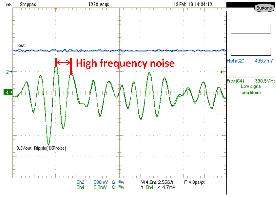 LMZ31710: Output voltage ripple issue - Power management forum - Power ...