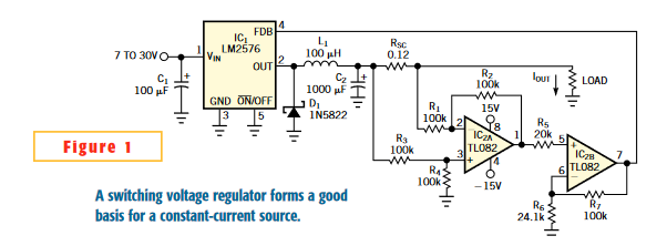 LM2576: Used as a constant current source - Power management forum ...