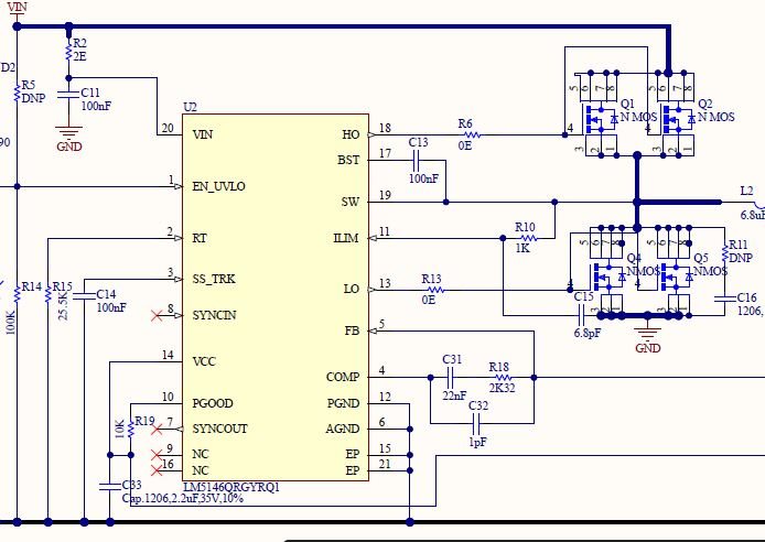 LM5146-Q1: Buck Converter - Power management forum - Power management ...