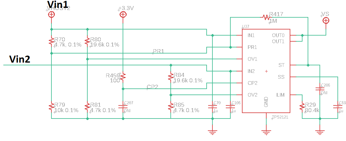 Tps2121: Fast Switchover When One Supply Is Removed - Power Management 