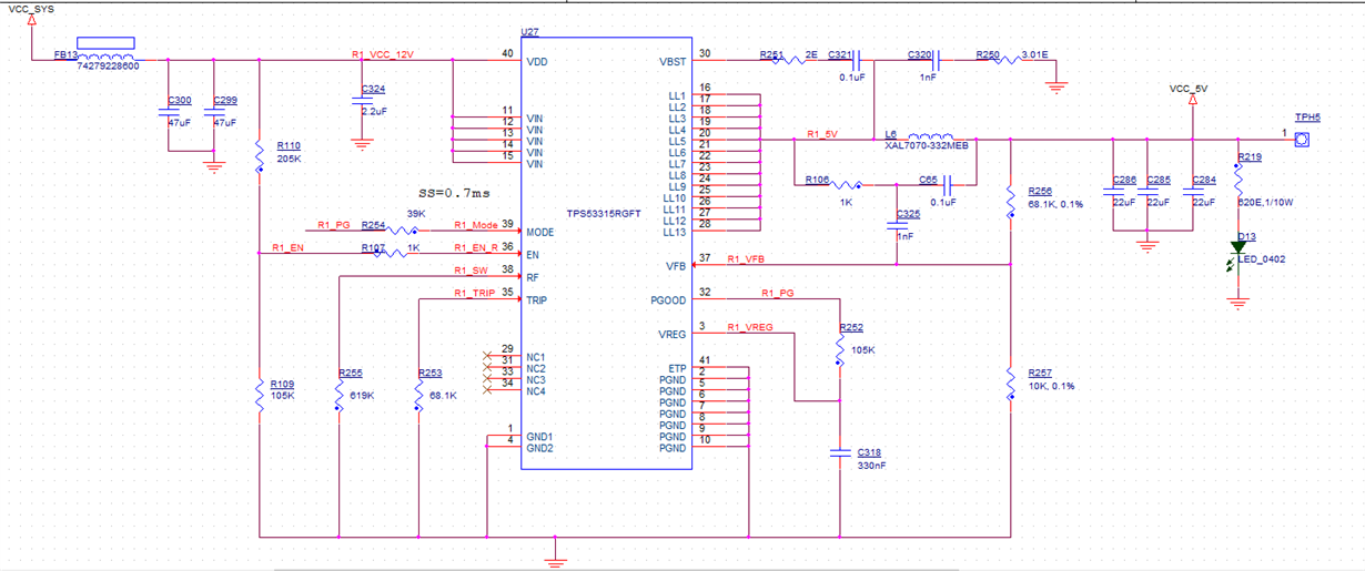 TPS53315: Voltage fluctuation issue - Power management forum - Power ...