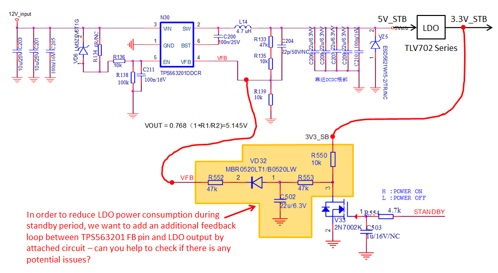 TPS563201: Questions for TPS563201 Additional Feedback Loop Circuits ...