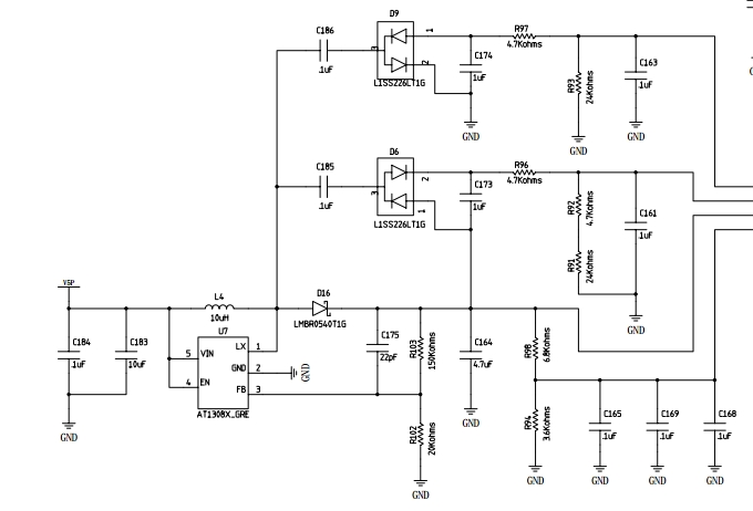 TPS61040: TPS61040 second oscillation on SW node before internal MOSFET ...