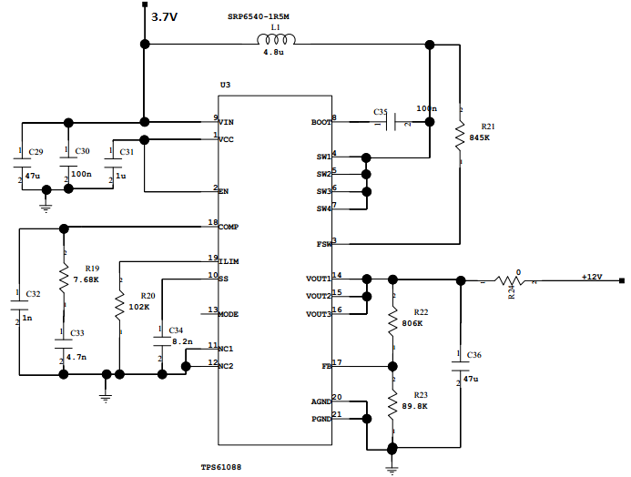 TPS7A37: Instability issues on output or bad soldering? - Power management  forum - Power management - TI E2E support forums