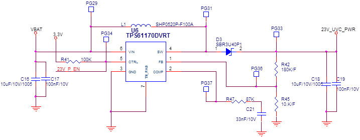 TPS61170: Please review TPS61170DRVR schematic - Power management forum ...