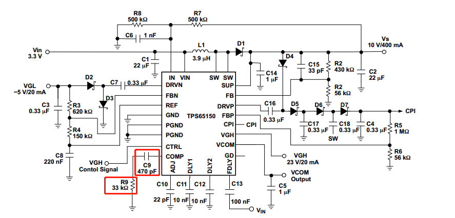 TPS65150: TPS65150 LCD POWER - Power management forum - Power ...