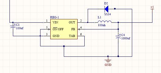 LM2576: getting 1.6 v output ......but using a fixed 5v lm2576 - Power ...