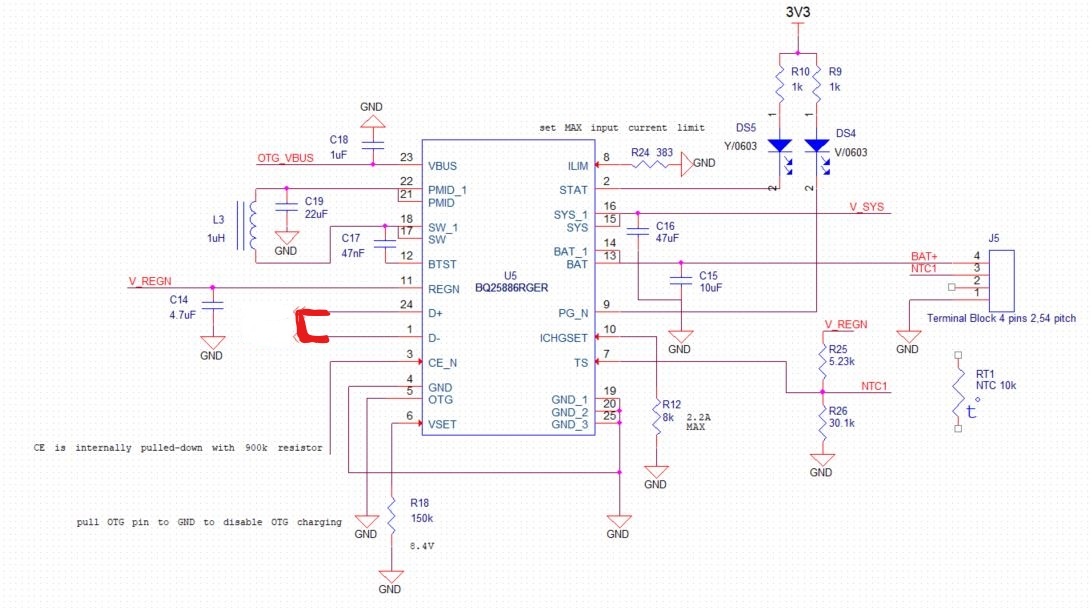 BQ25886: BATTERY RECHARGE PROBLEM WHEN CONNECTING VBUS - Power ...