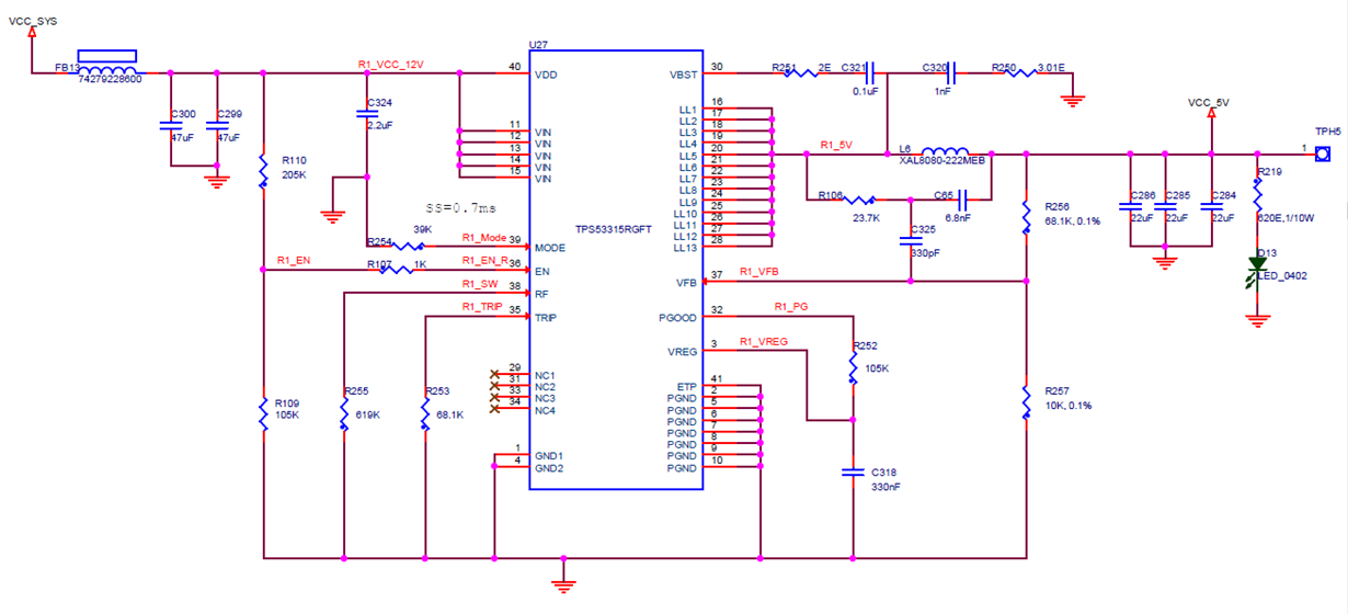 TPS53315: Voltage fluctuation issue - Power management forum - Power ...