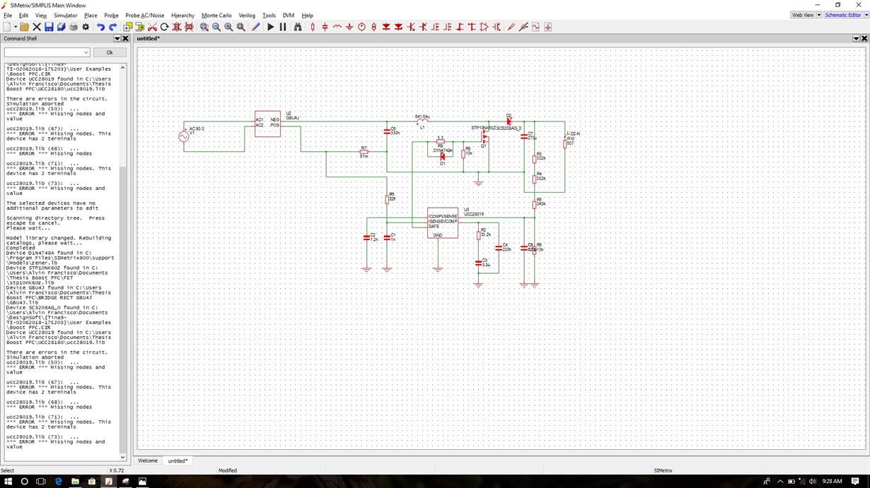 TINA/Spice/UCC28019A: UCC28019a - Simulation, hardware & system design ...