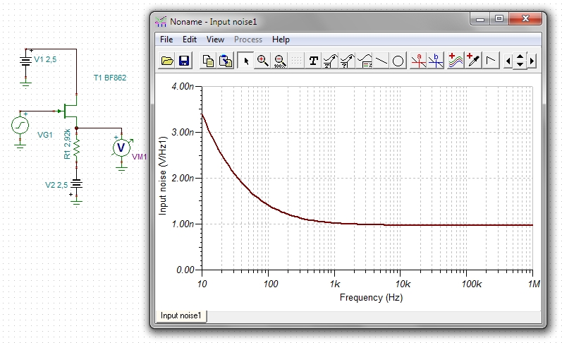 6. Comparison of MOSFET to JFET - TINA and TINACloud