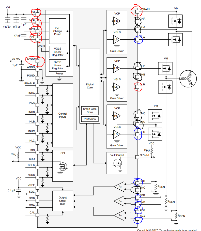 DRV8323: Diagnosing a failure mode to confirm the problem was ...