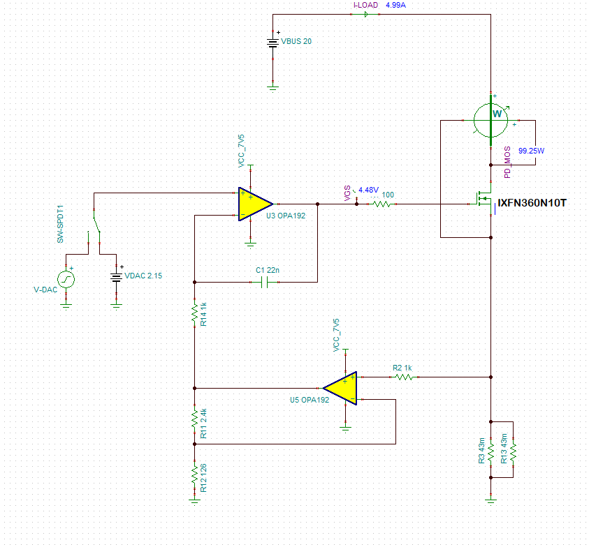 MOSFET In Constant Current mode - Motor drivers forum - Motor drivers ...