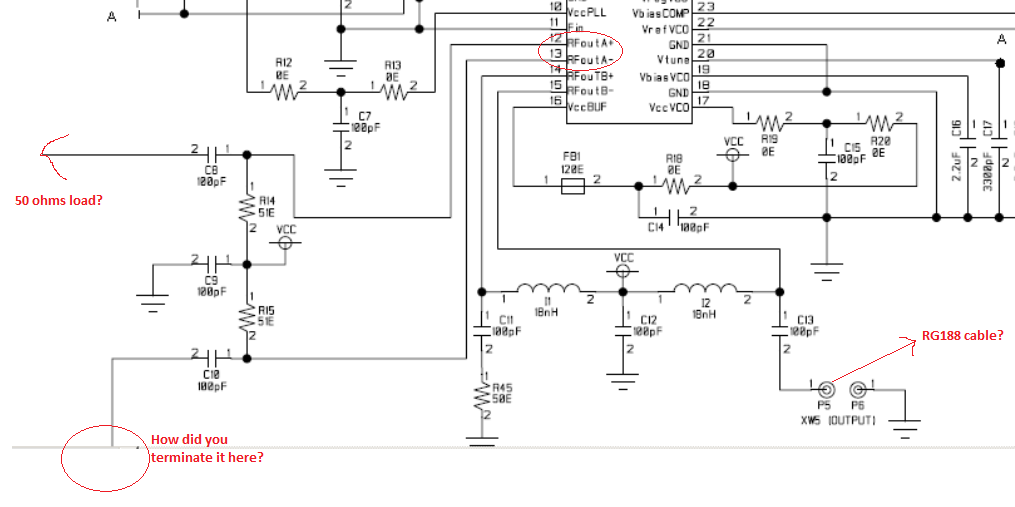 Need help on Output power improvement for LMX2581 - Clock & timing ...