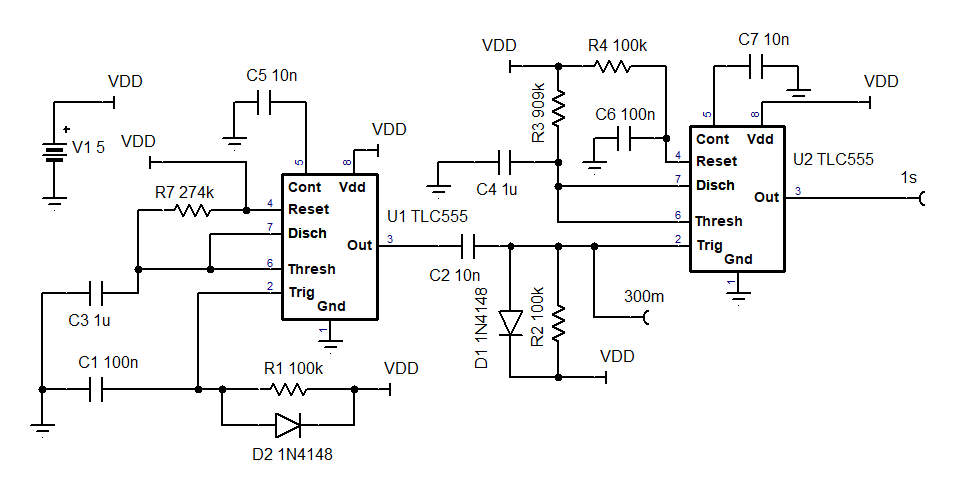 LM555: One Cycle Pulse Generator - Clock & timing forum - Clock ...