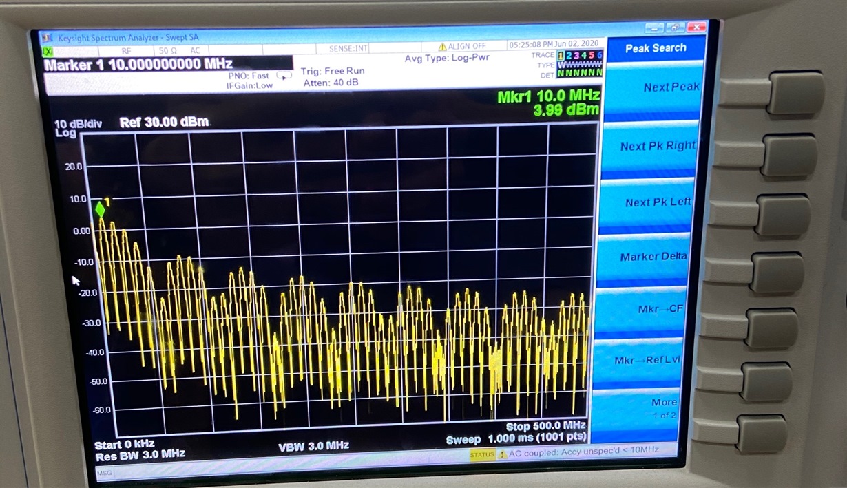 LMK1C1104: Output distortion：Get more harmonic components - Clock ...