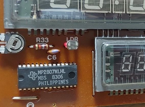 Looking For A Datasheet For An Old Mp2807nlhl Digital Alarm Clock Ic Clock And Timing Forum 7844