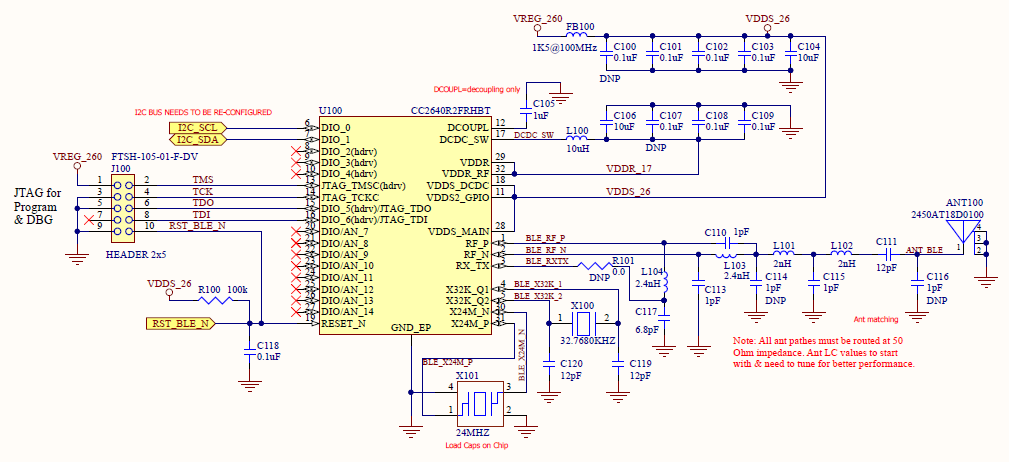 CC2640R2F: the BLE desogn with a chip antenna works? - Bluetooth forum ...