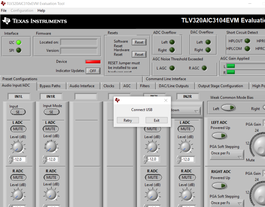 tlv320aic3104evm-k-evm-board-can-t-connect-to-aic3104-gui-in-win-10