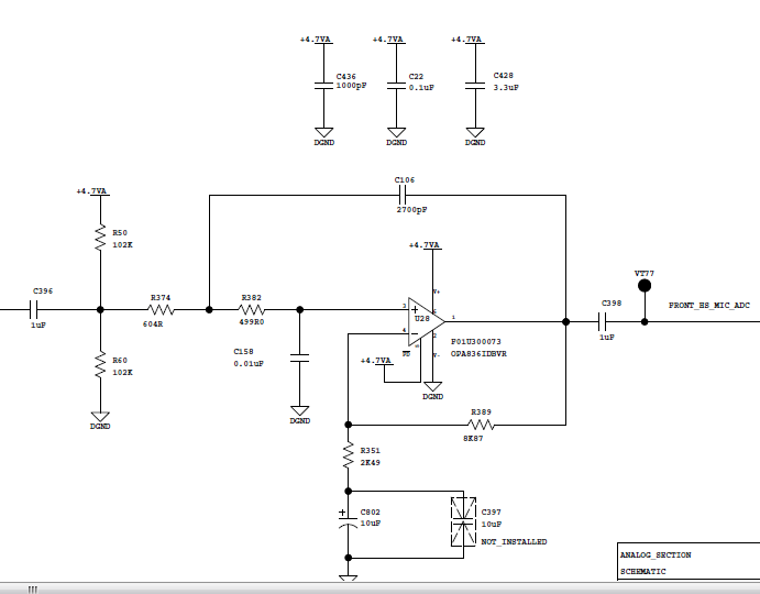 PCM1808 cross talk issue - Audio forum - Audio - TI E2E support forums