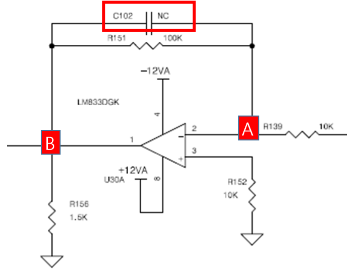 LM833: Oscillation question about inverting op-amp circuit(about ...