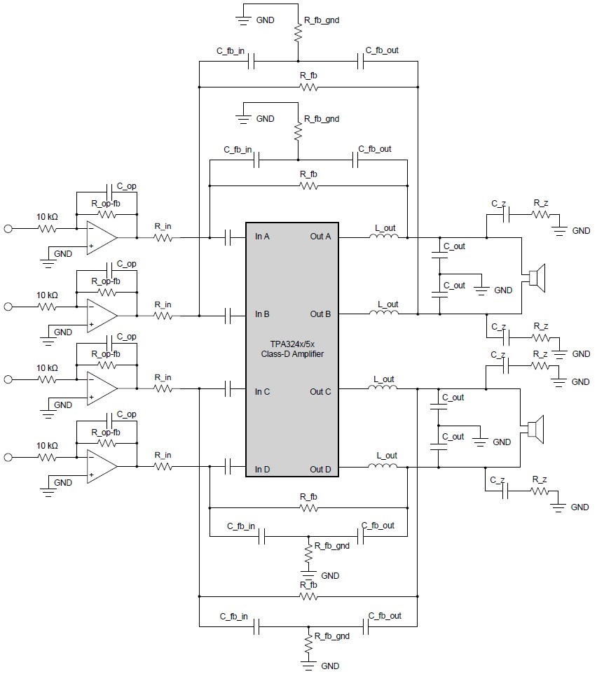 TPA3255: Implementing Post-Filter Feedback with differential input ...