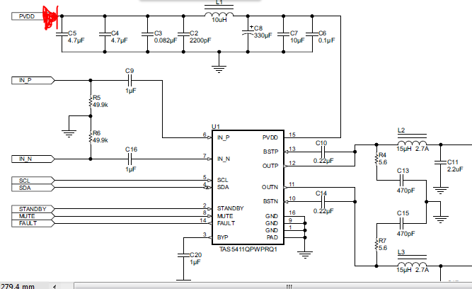 TAS5411-Q1 / Absoulute voltage of output - Audio forum - Audio - TI E2E ...