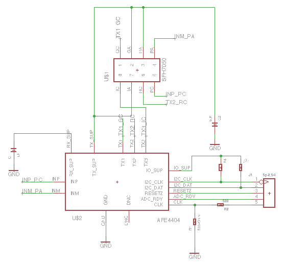 AFE4404 Evaluation board interfacing with 3rd party MCU - Data ...