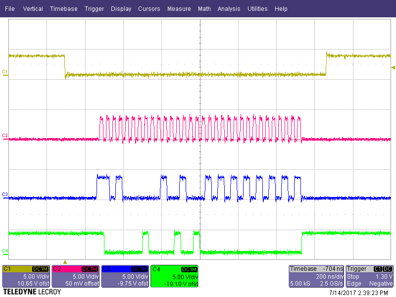 ADS8689: SPI - Sending READ command but getting zeros - Data converters ...