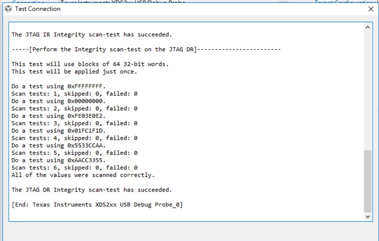 CCS/TMS320C5517: JTAG scan test is success, But can't connect to chip ...