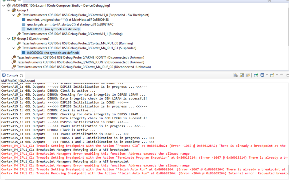 RTOS/AM5746: SMP multi-core debug - Processors forum - Processors - TI ...